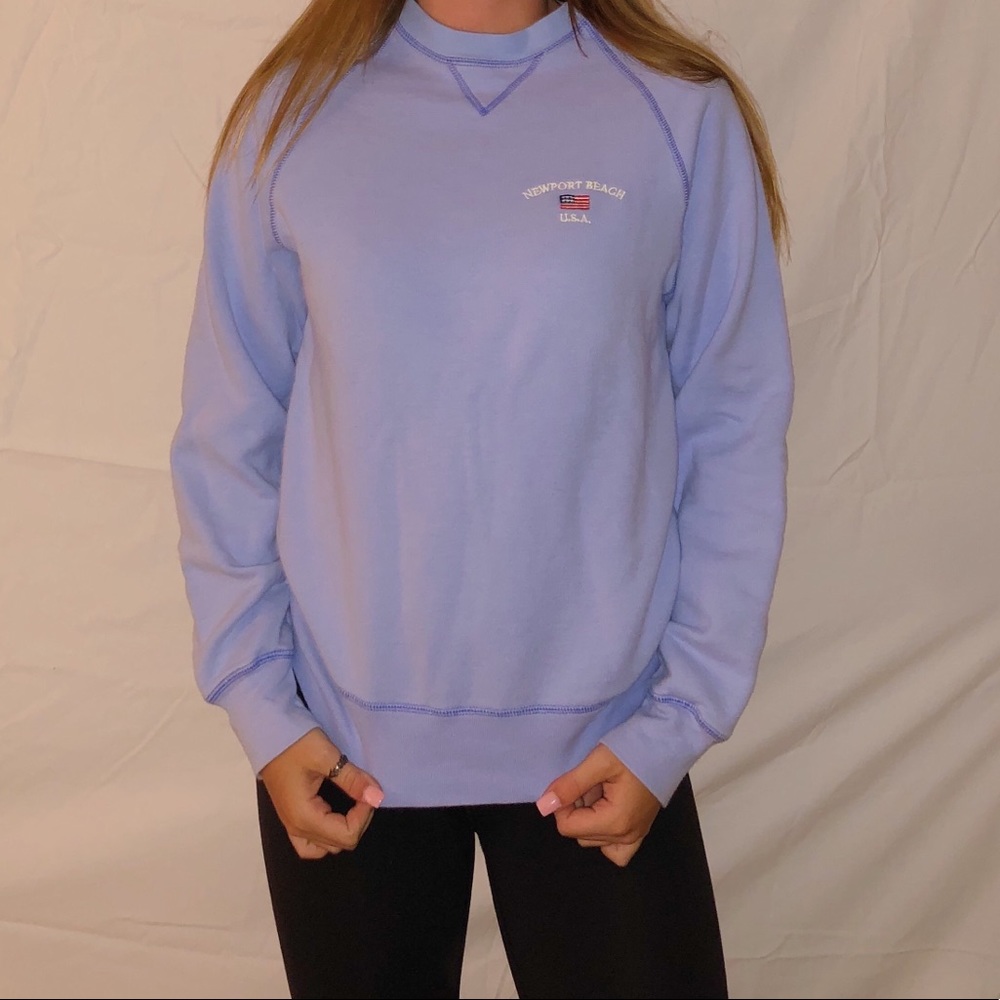 Brandy Melville Blue Sweatshirt
